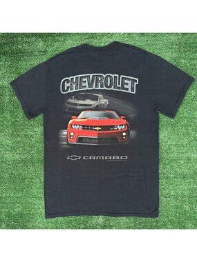 Vintage Y2K Chevrolet Camaro ZL-1 T-Shirt Black S Automotive Racing Muscle Cars